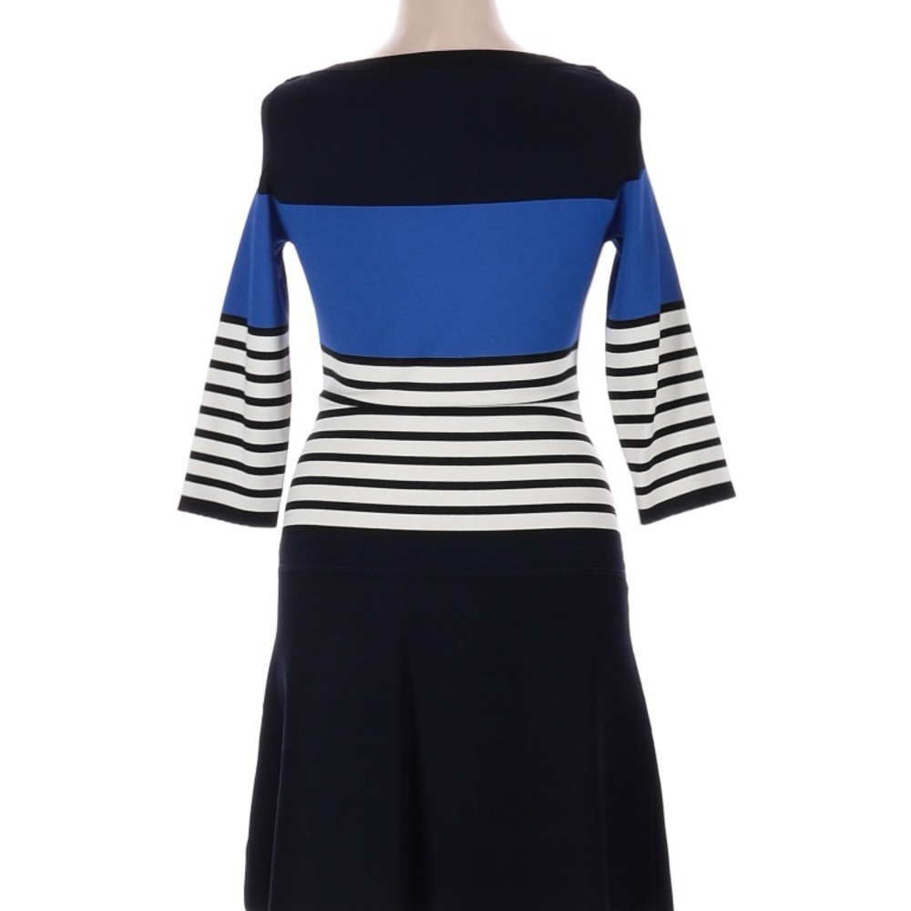 Kate Spade EUC Striped Blue and Black Dress - Picture 2 of 3